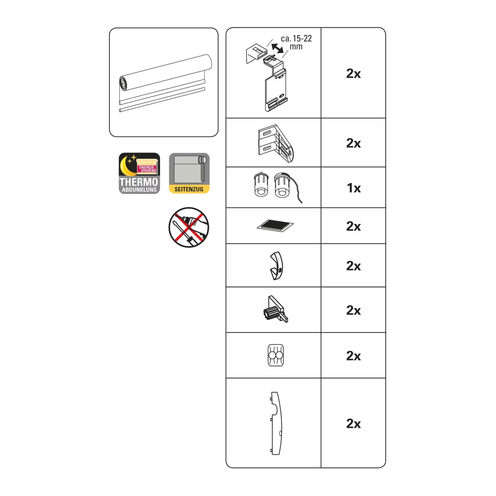 Easyfix blackout blind, Thermo 