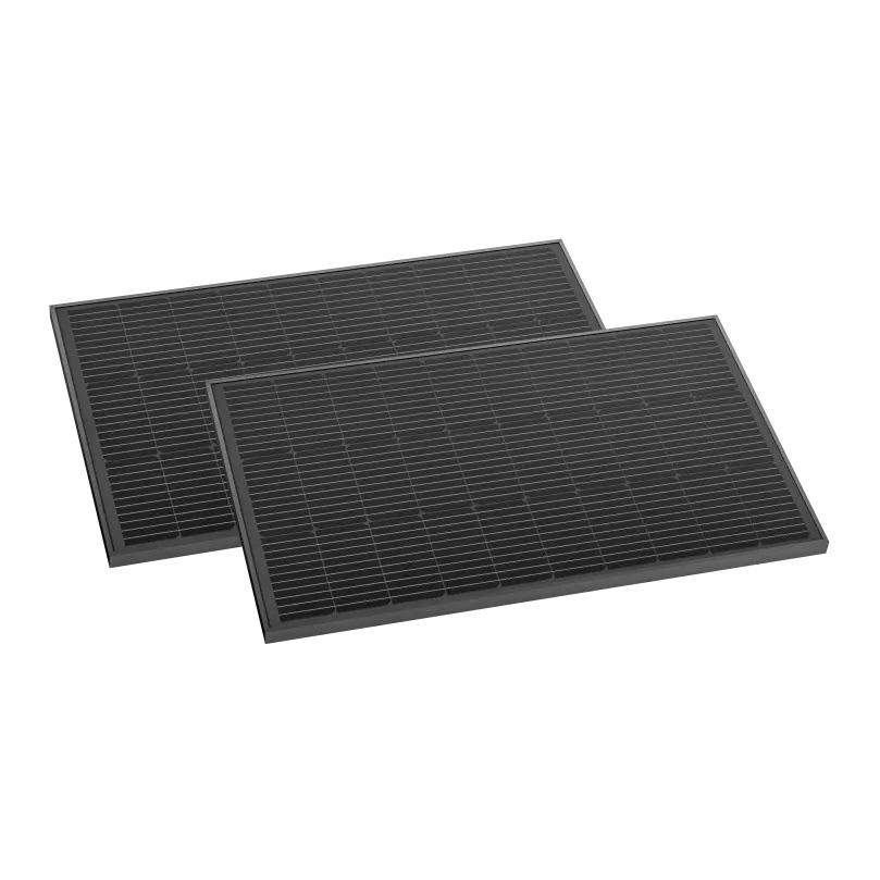 2 Stk. EcoFlow - Mono-Solarpanel 100 W