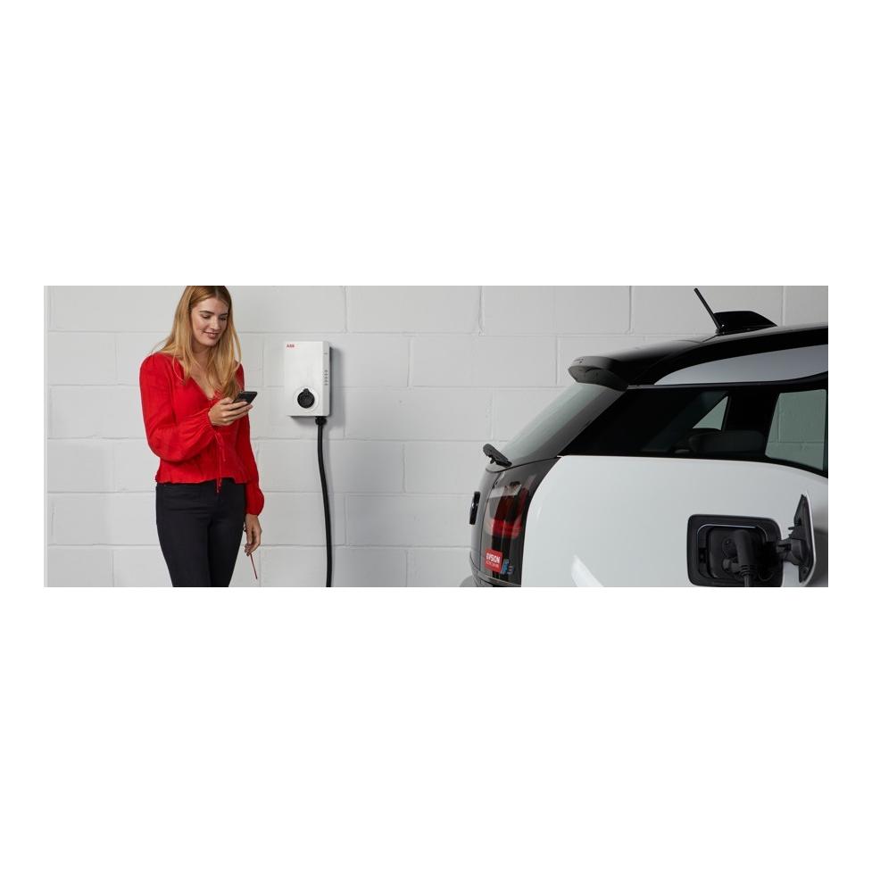 Station de recharge Terra AC 22 kW MID, installation comprise