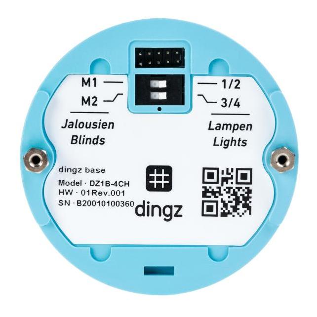 WLAN-Schalter «dingz plus» mit Bewegungsmelder UP WLAN-Schalter «dingz plus» mit Bewegungsmelder UP
