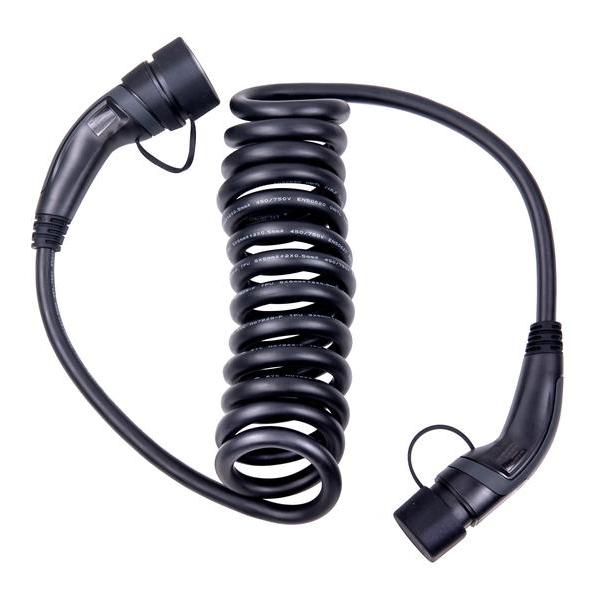Ladekabel Typ 2 32 A spiralisiert