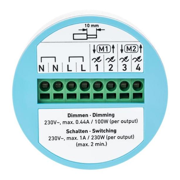 WLAN-Schalter «dingz plus» mit Bewegungsmelder UP WLAN-Schalter «dingz plus» mit Bewegungsmelder UP