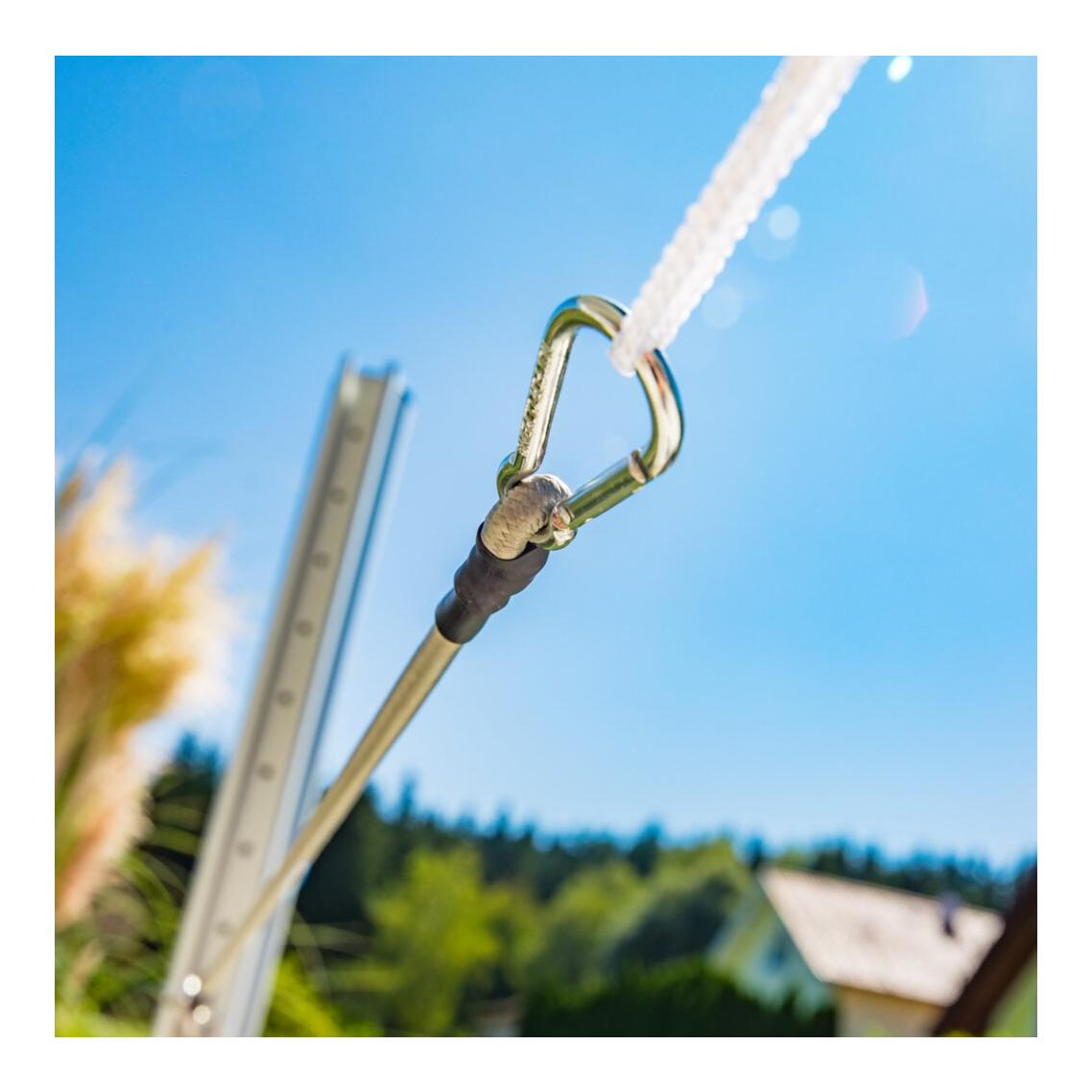 Windhager Expanderseil mit Karabiner 2 Stk.