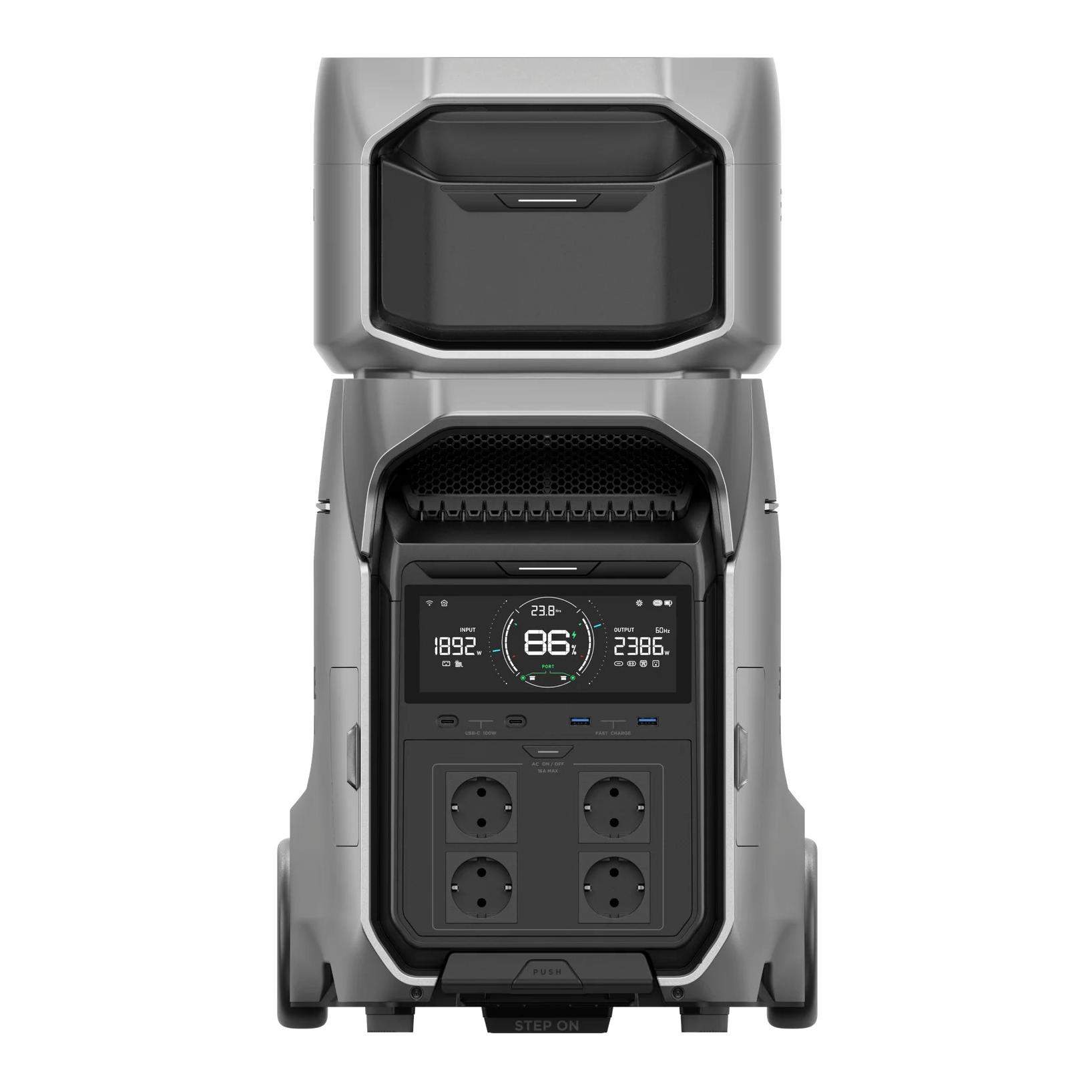 Ecoflow Power Station Delta Pro 3 und Zusatzbatterie im Set mit CH-Stecker