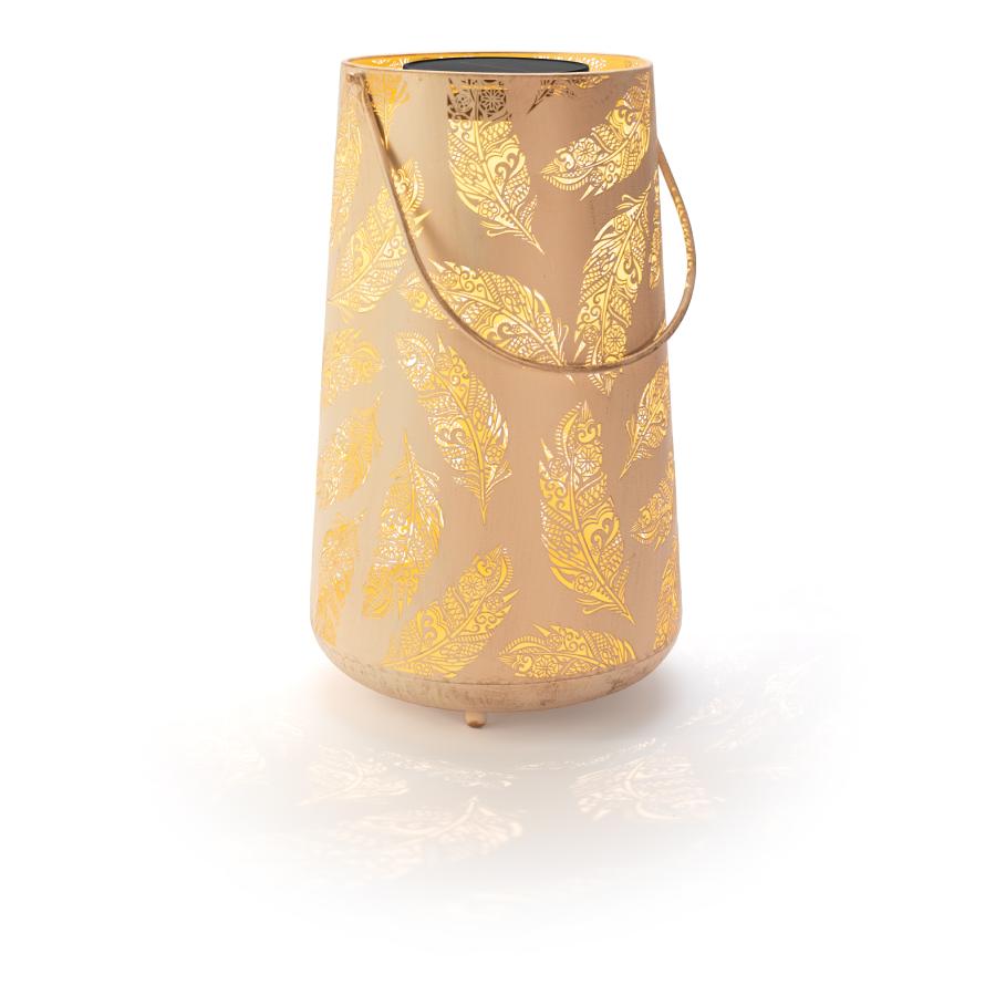 STT Lanterne solaire antique, plume