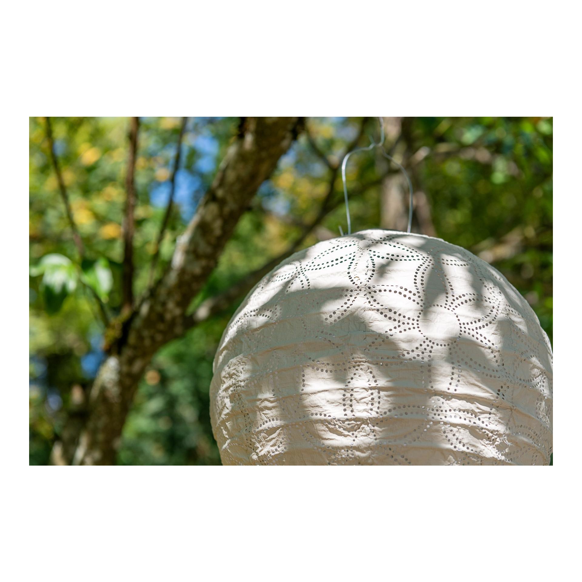 Solar Lampion Sand, rund Solar Lampion Sand, rund