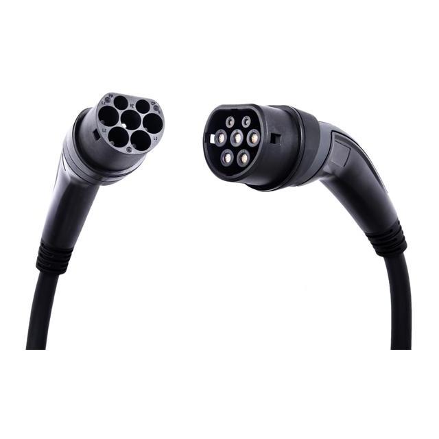 Ladekabel Typ 2 32 A spiralisiert