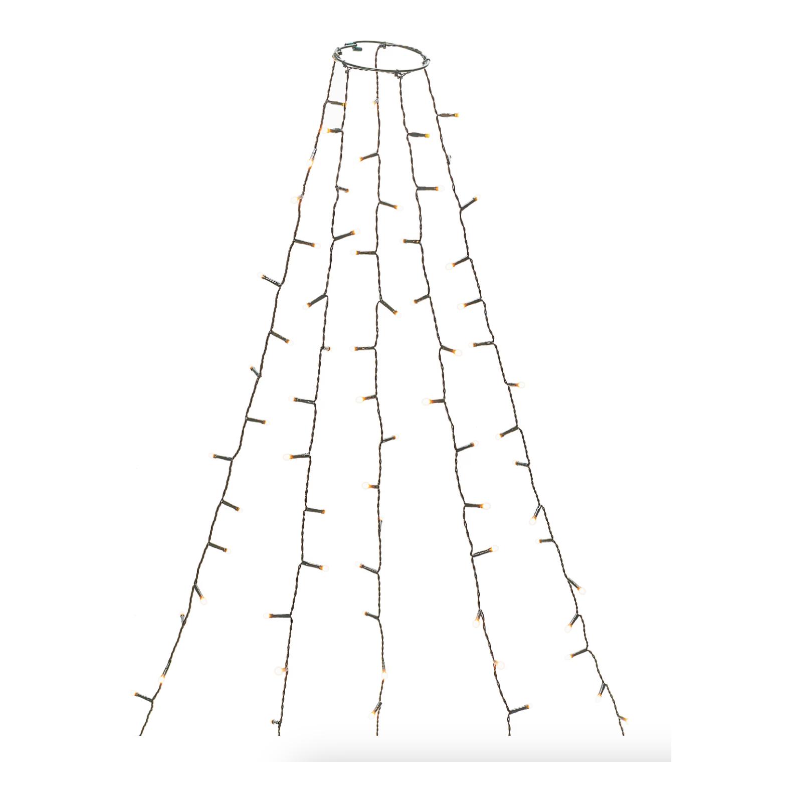 LED Lichterkette - Baummantel, 5 Stränge