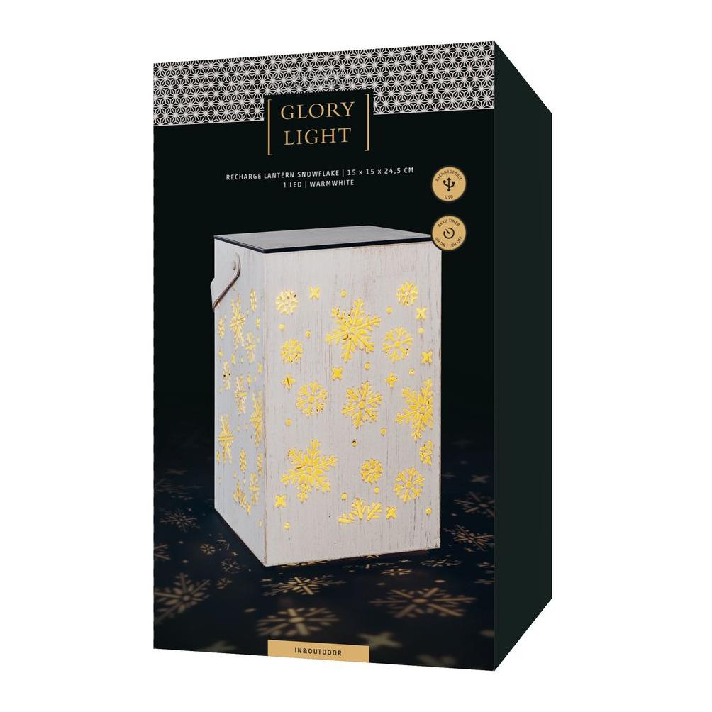 Recharge Lantern Snowflake Recharge Lantern Snowflake