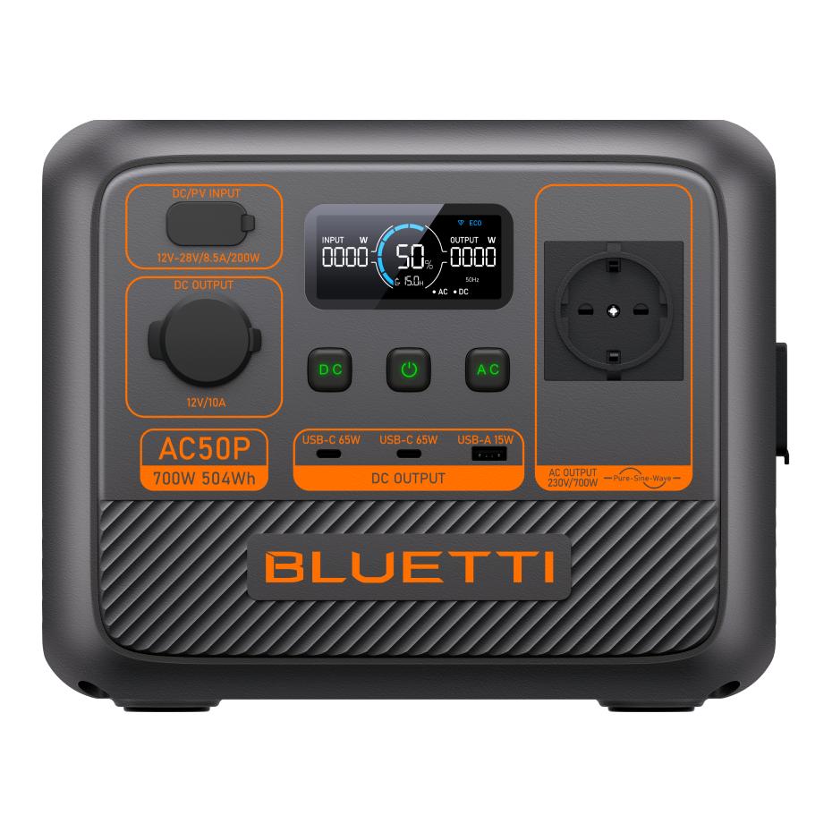 Bluetti AC50P Power Station (700W / 504Wh)