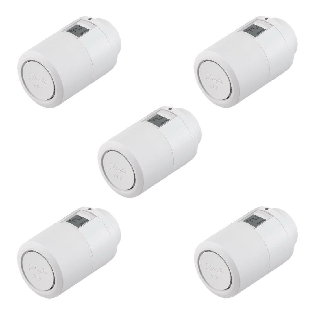 Danfoss Ally™ Elektronischer Heizkörperthermostat, 5er Set