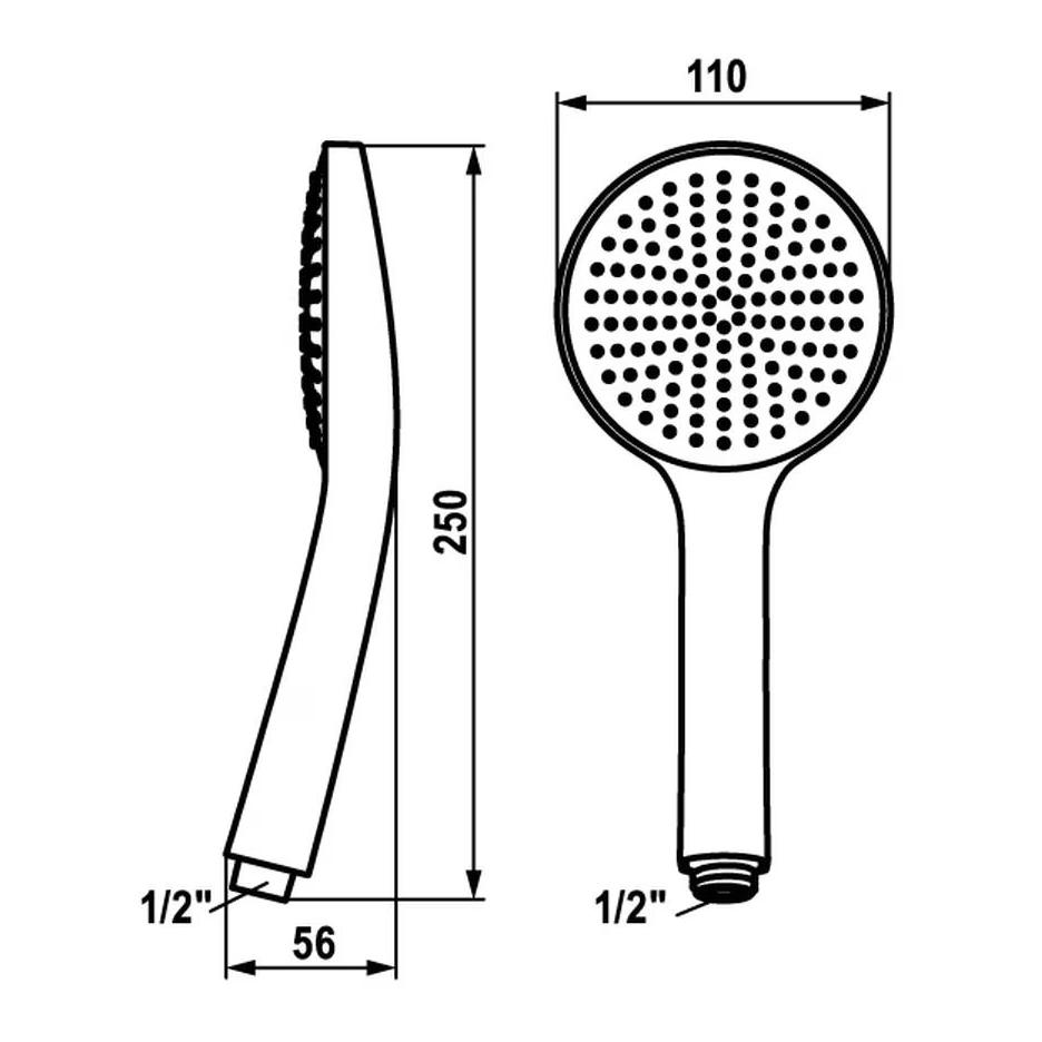 Handbrause FIT-E eco verchromt