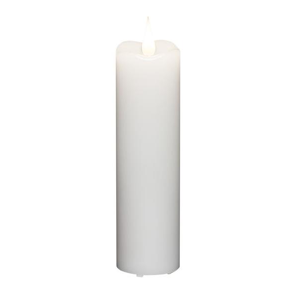 Bougie en cire LED parfumée, blanc Bougie en cire LED parfumée, blanc