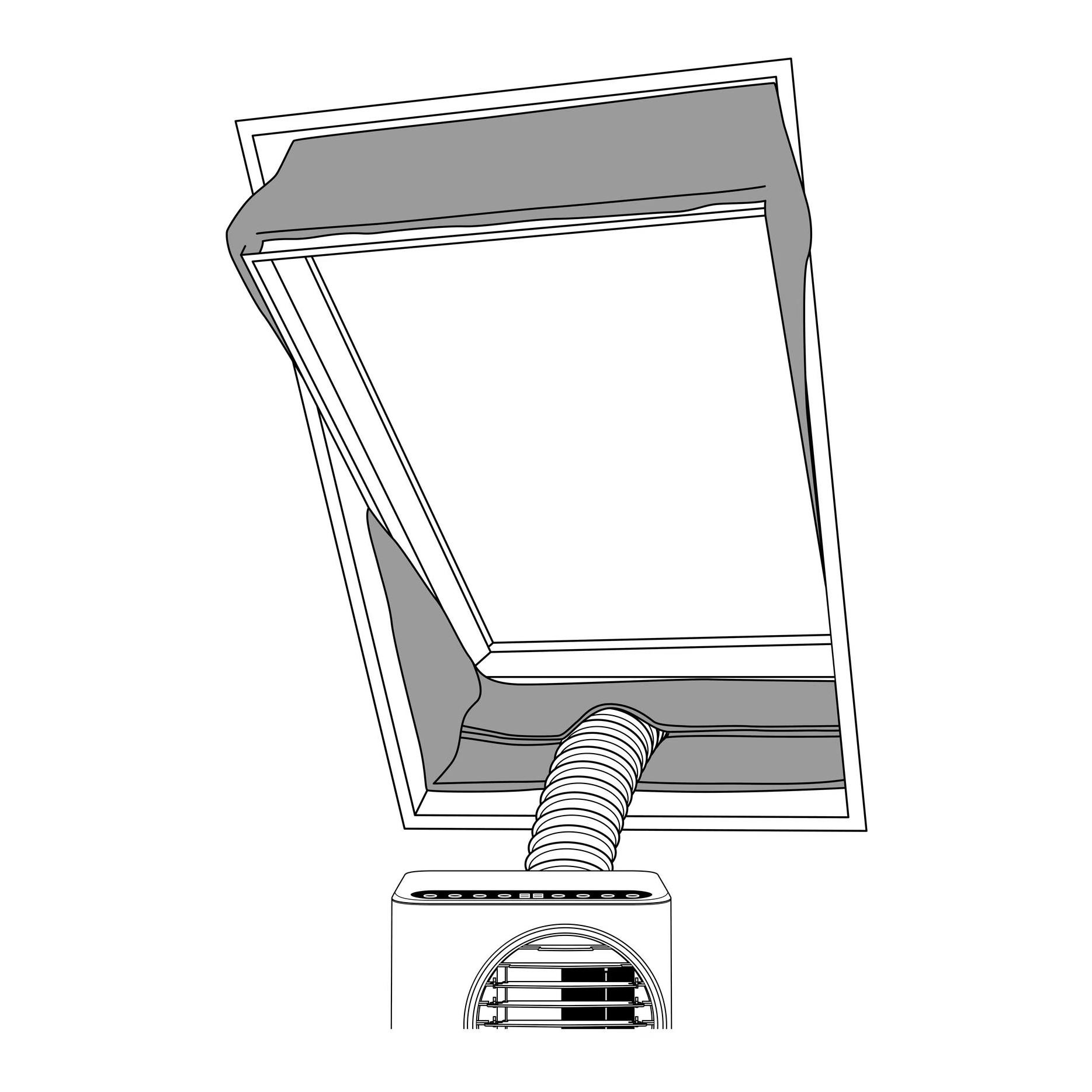 Joint de fenêtre de toit pour climatiseur - 2 pièces