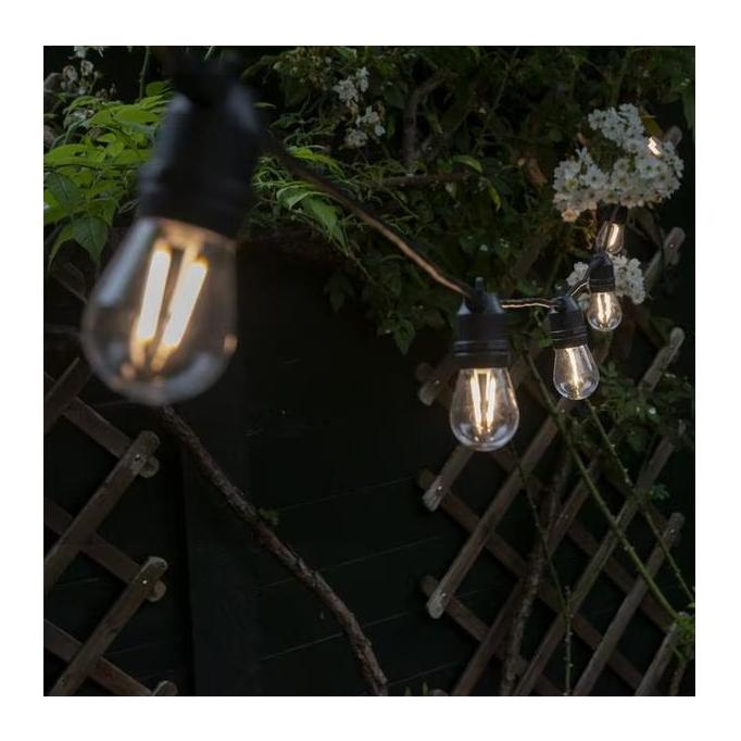 String Light Gartenlampe 12 LEDs, 5m, warmweiss