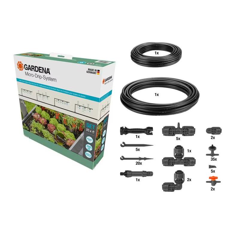 Start-Set Tropfbewässerung für Hochbeete Micro-Drip-System  Start-Set Tropfbewässerung für Hochbeete Micro-Drip-System