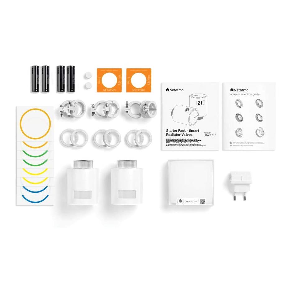 Kit de démarrage pour thermostats de radiateur intelligents Kit de démarrage pour thermostats de radiateur intelligents