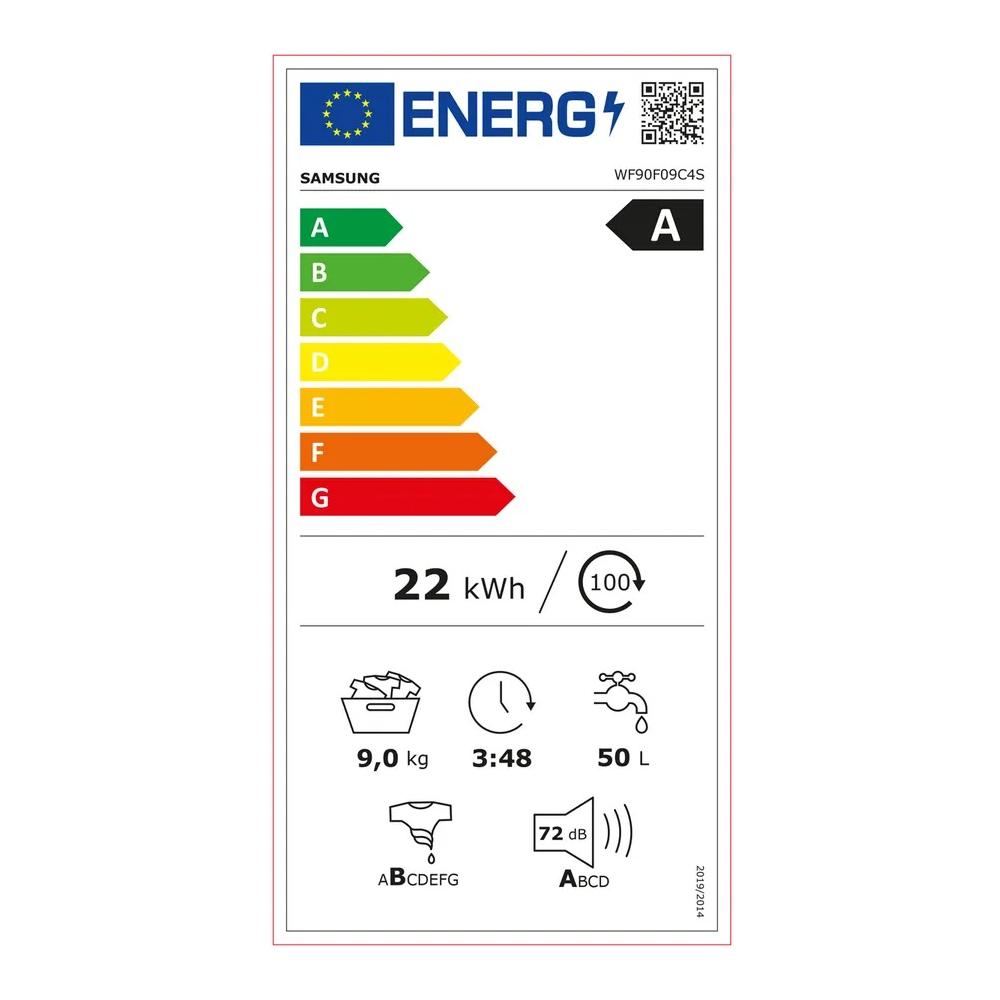 Lavatrice WF9000 7” display , A, 9kg, AI Ecobubble con servizio