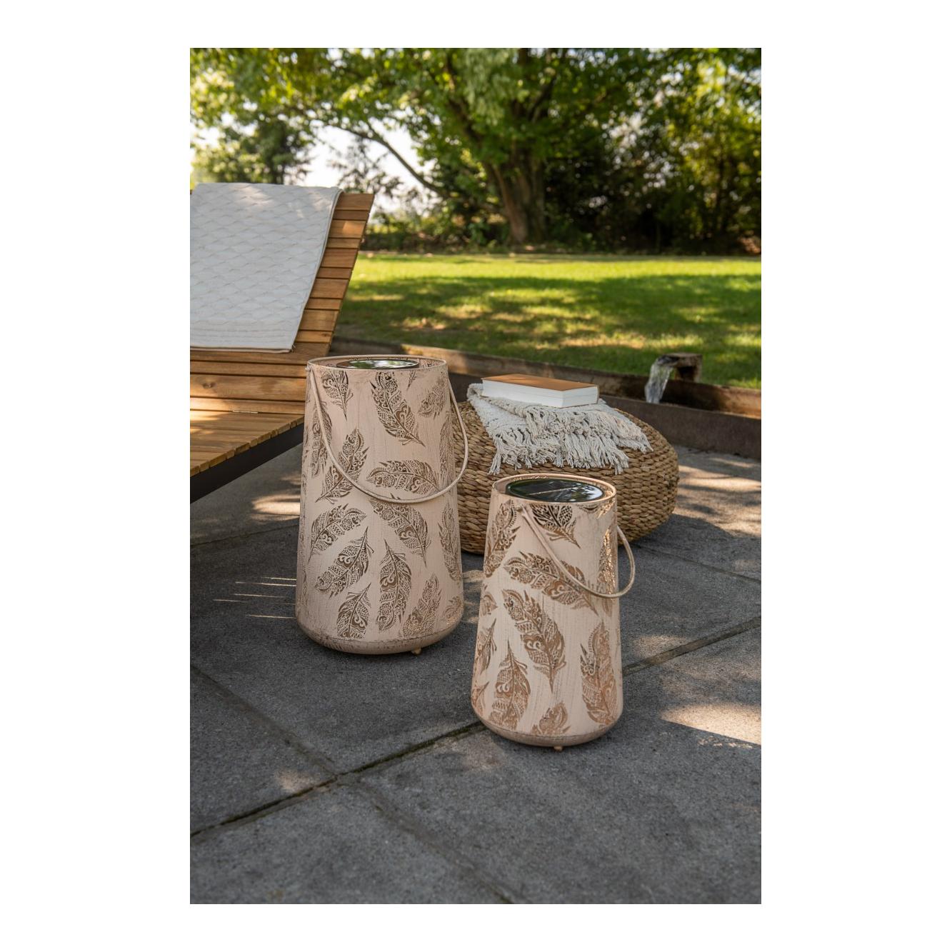 STT Solar Laterne Antik, Feder