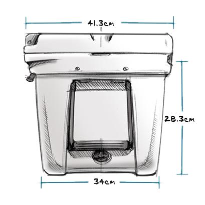 TUNDRA 45 White - Kühlbox