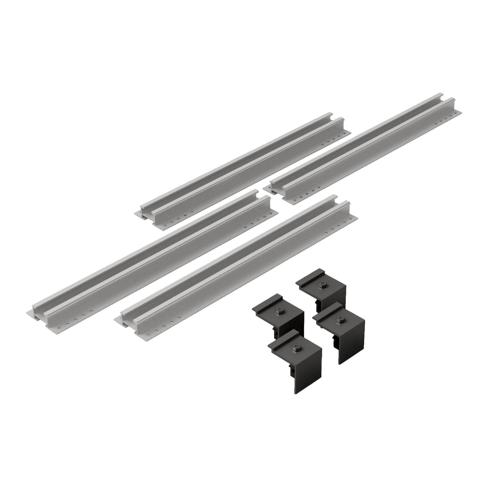 EET Befestigung WALL - Schienen für Wandmontage, für 1 Starrpanel mit Rahmenhöhe 30mm