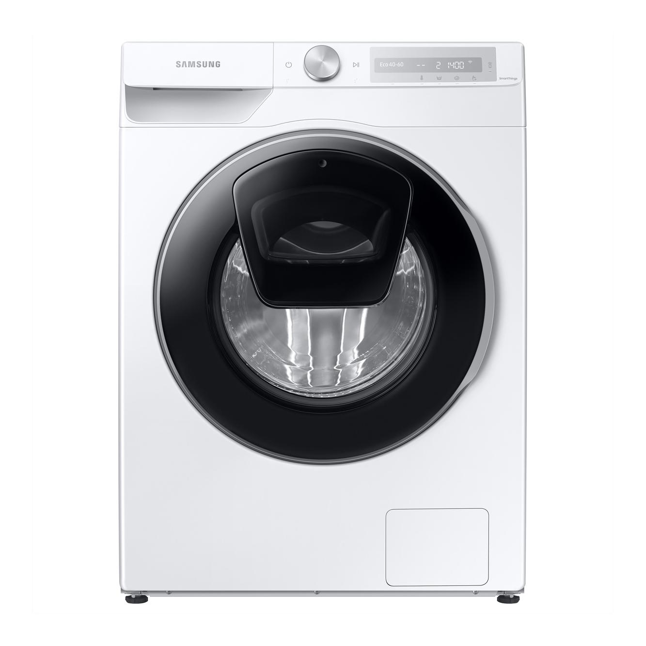 Samsung Waschmaschine WW6500, 9kg,  Carved Black (Silver Deco) mit Dienstleistung