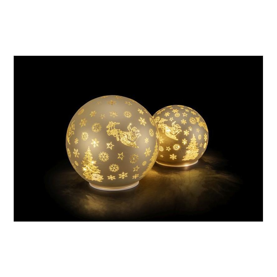 Glass Ball Set gold