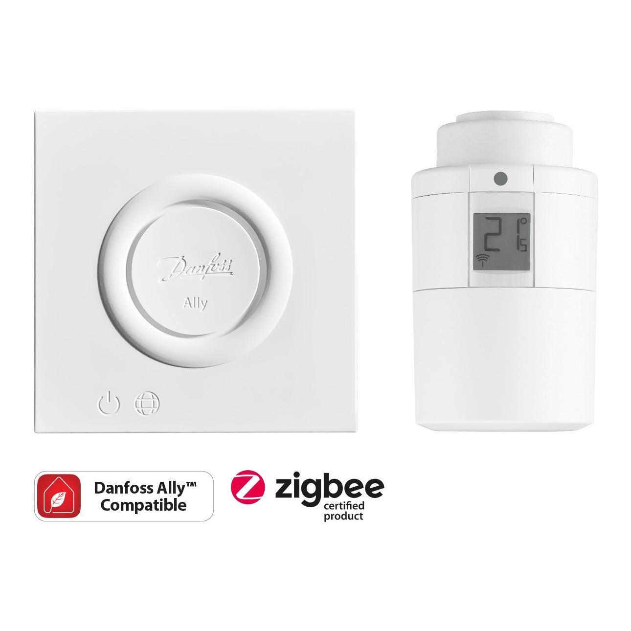 Danfoss Ally™ Elektronischer Heizkörperthermostat + Gateway GRATIS