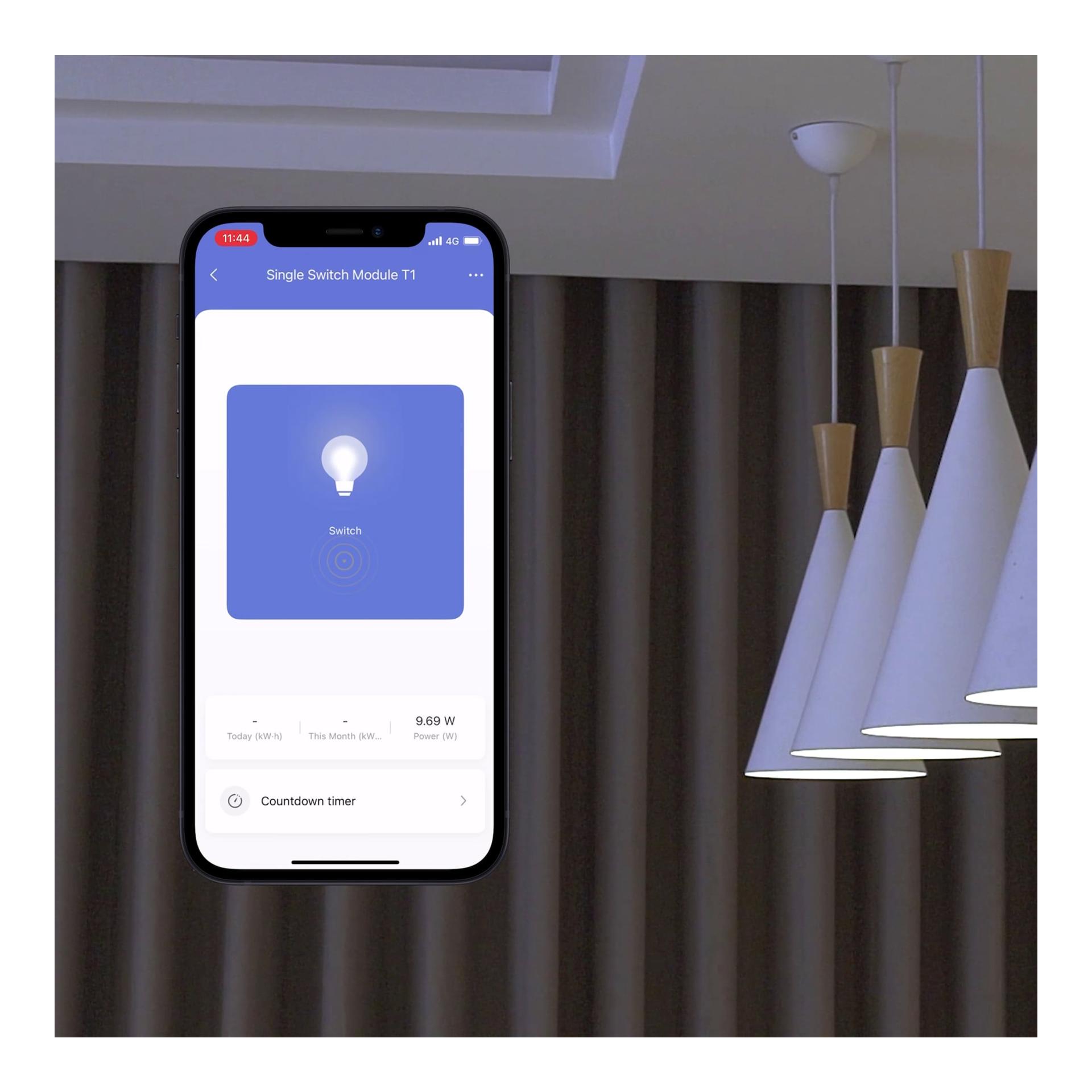 Einzelschalter-Modul T1 mit Neutralleiter Einzelschalter-Modul T1 mit Neutralleiter