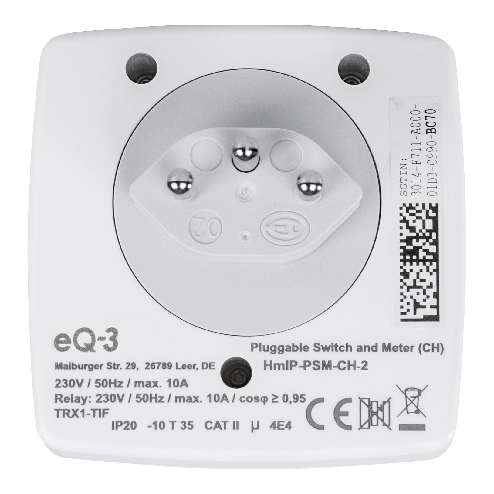 Schalt Messsteckdose CH