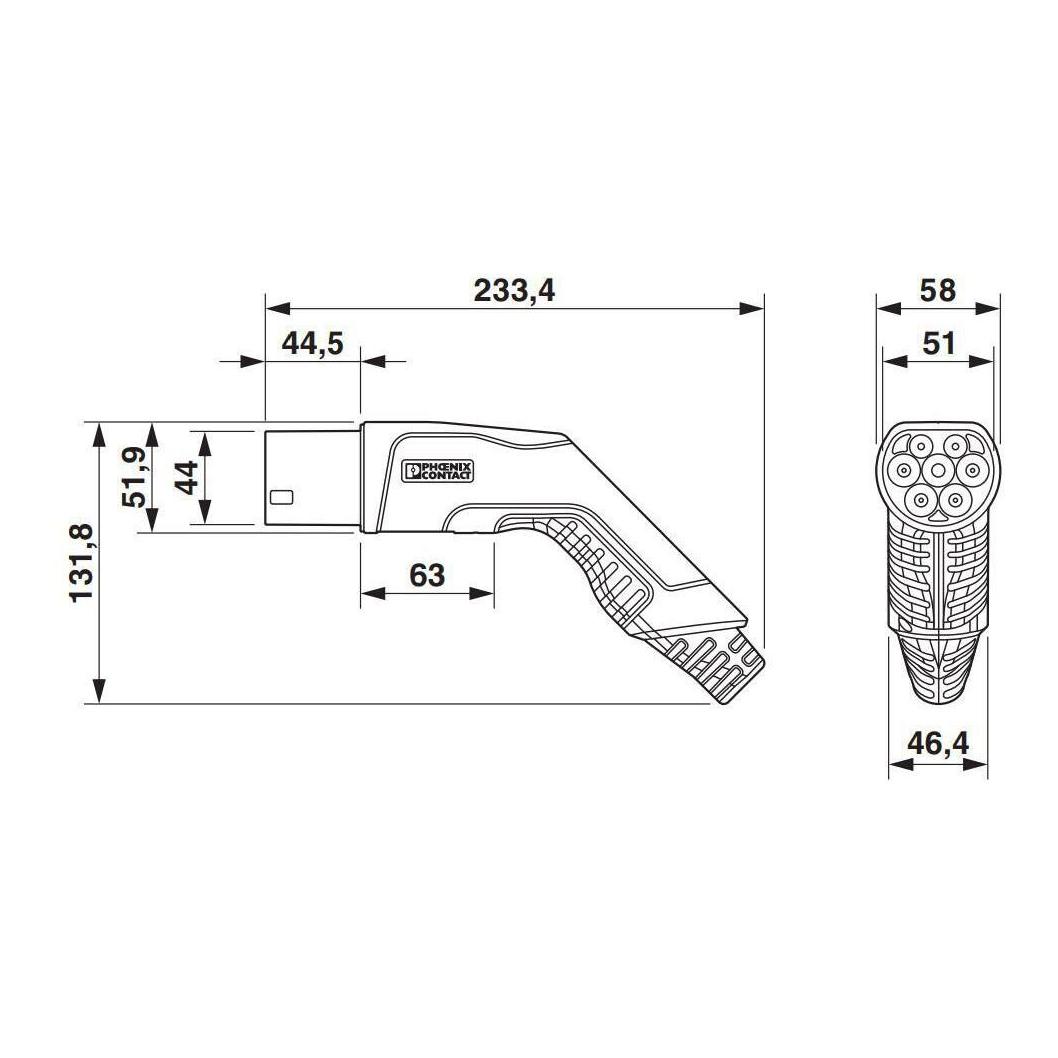 Ladekabel für Elektroauto Typ 2 (26.6kW) 4m Ladekabel für Elektroauto Typ 2 (26.6kW) 4m