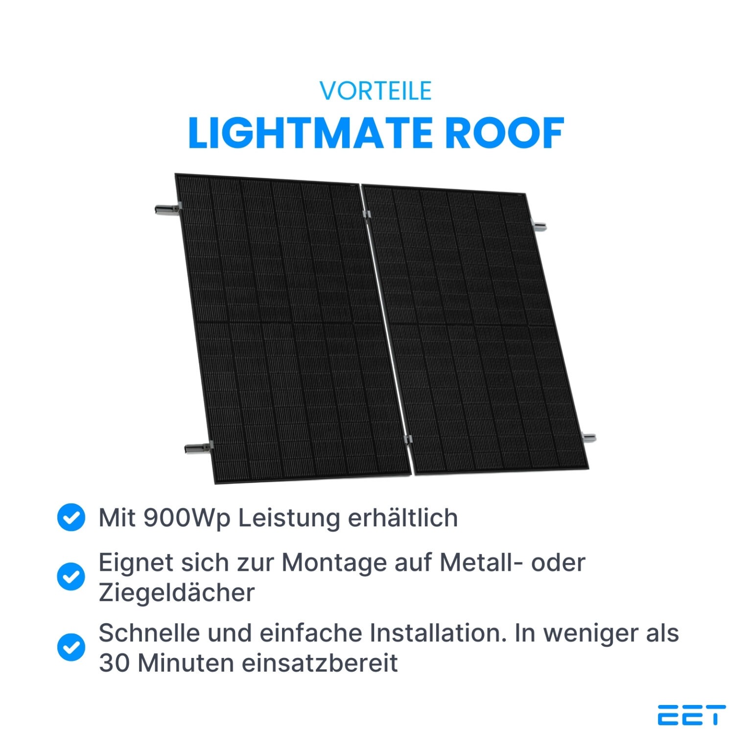 LightMate Roof - Balkonkraftwerk für die Dachmontage LightMate Roof - Balkonkraftwerk für die Dachmontage