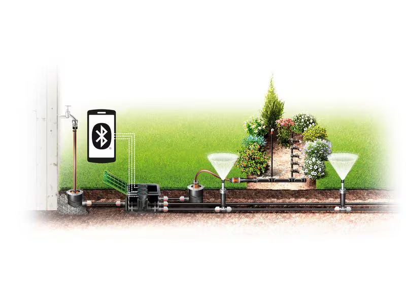 Vanne d'irrigation 9 V Bluetooth