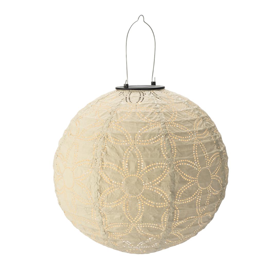 STT Solar Lampion Sand, rund