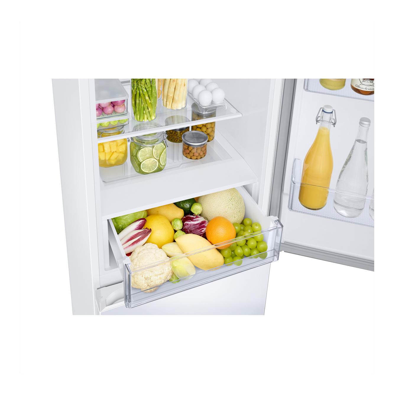 Combinazione frigorifero-congelatore RB7300, BESPOKE, 344l, D, WiFi, bianco con maniglia da incasso con servizio