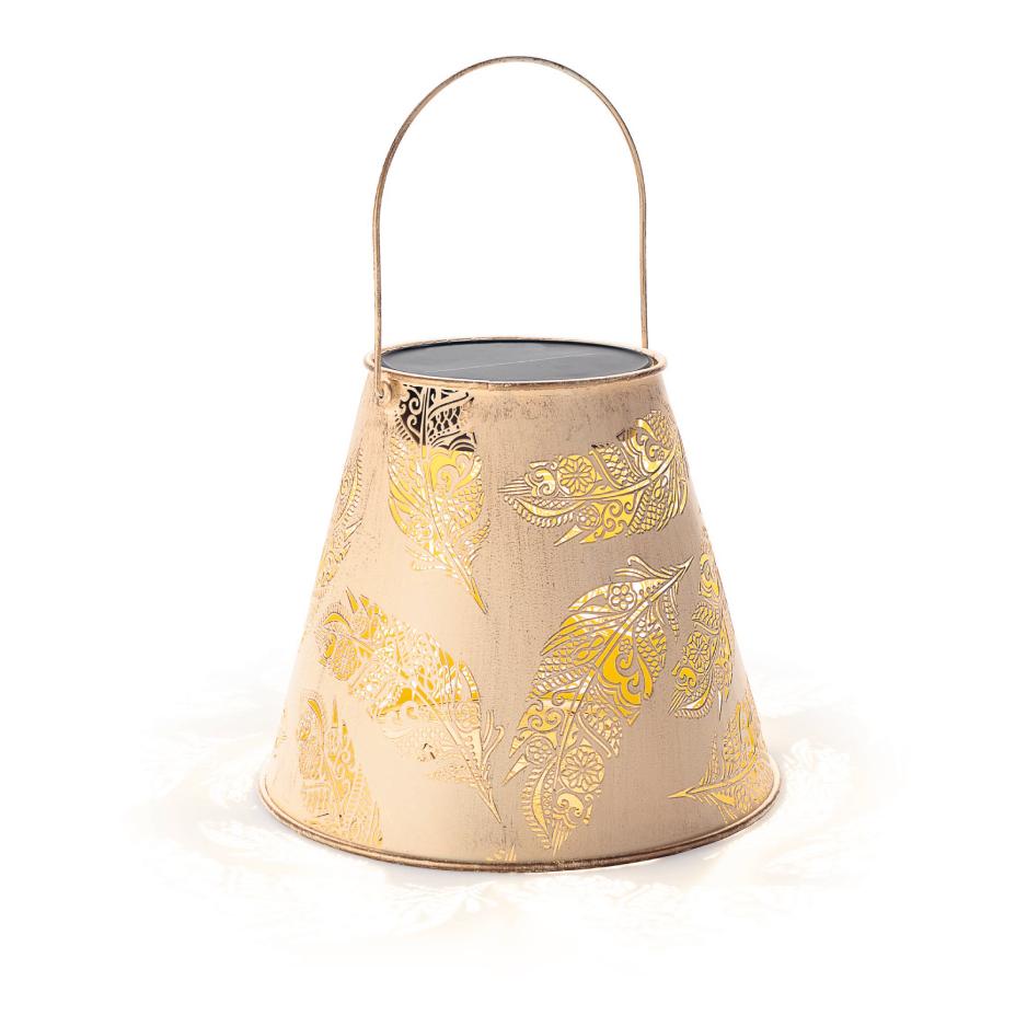 STT Solar Laterne Antik, Feder