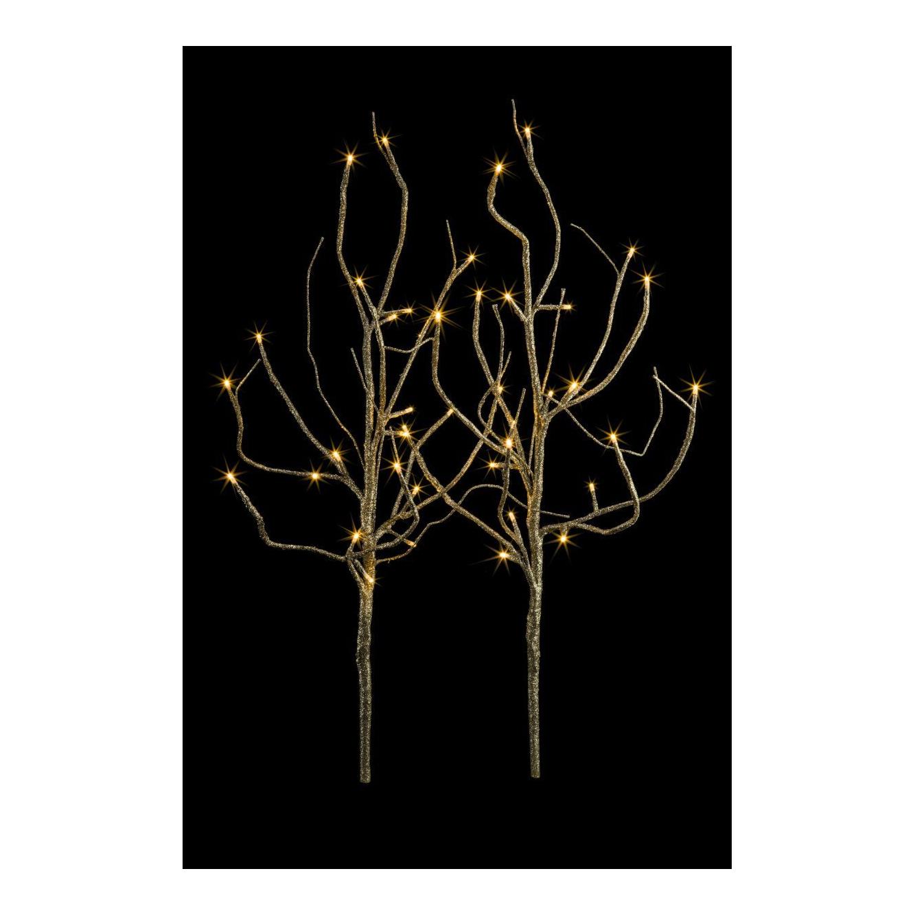 Branch Set gold, LED Ast Branch Set gold, LED Ast