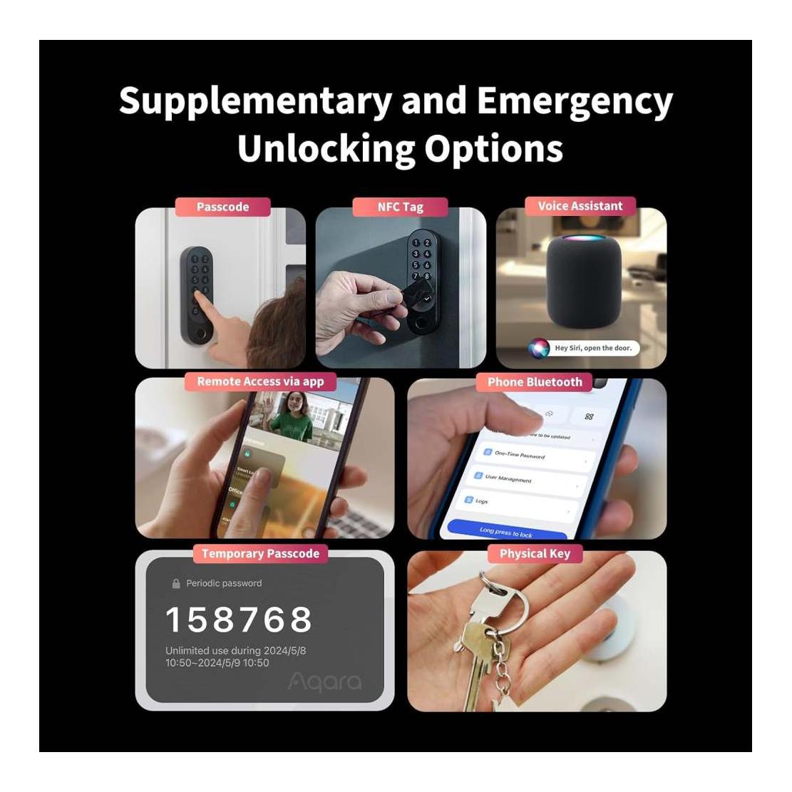 Smart Lock U200 - Intelligentes Türschloss Smart Lock U200 - Intelligentes Türschloss
