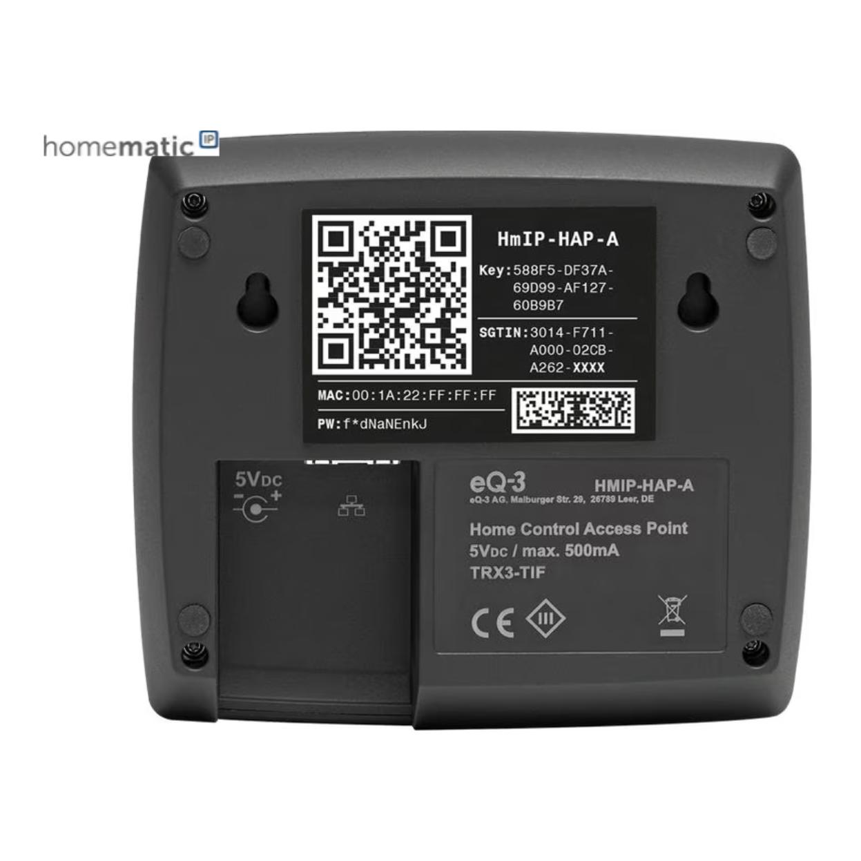 Smart Home Access Point HmIP-HAP Smart Home Access Point HmIP-HAP