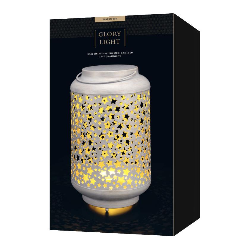 Vintage Laterne XMAS-Star
