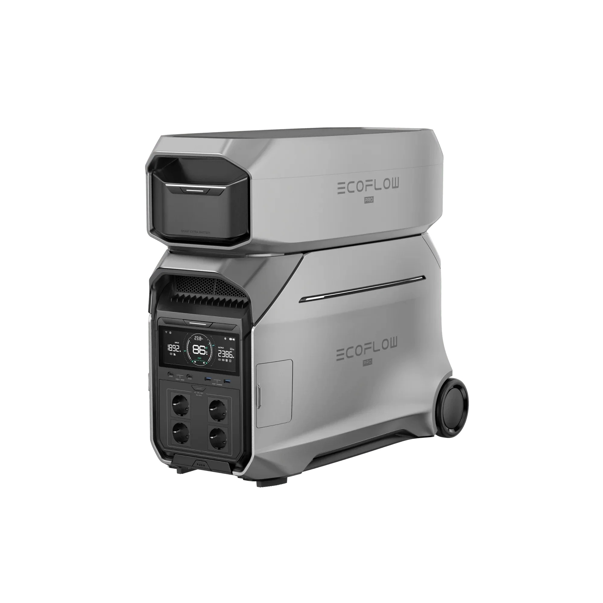 Ecoflow Power Station Delta Pro 3 et batterie supplémentaire en kit avec fiche CH