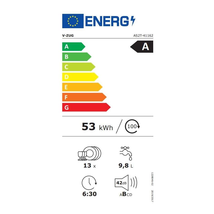 Lave-vaisselle encastrable Adora V2000 V entièrement intégré