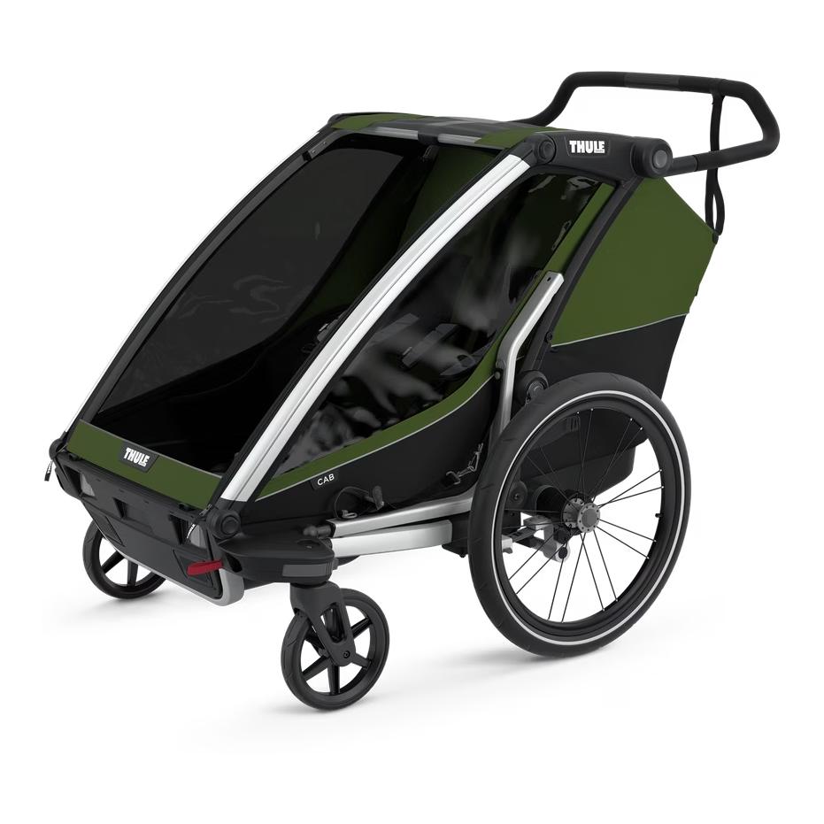 EINS P-5 Unisex E-Bike & Fahrradanhänger Chariot CAB - Set