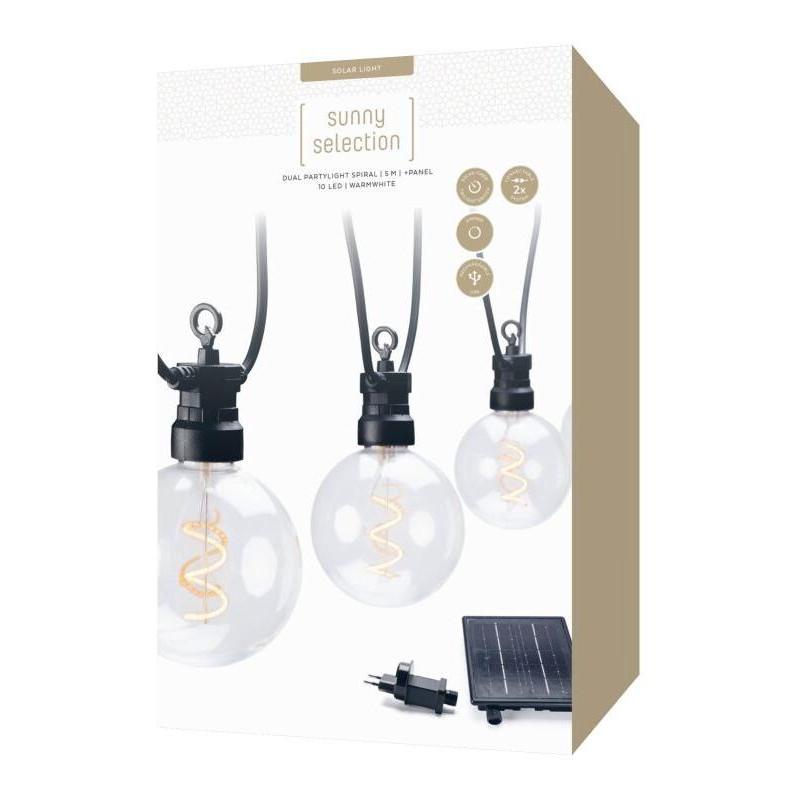 Solar Dual Partylight Spiral Solar Dual Partylight Spiral