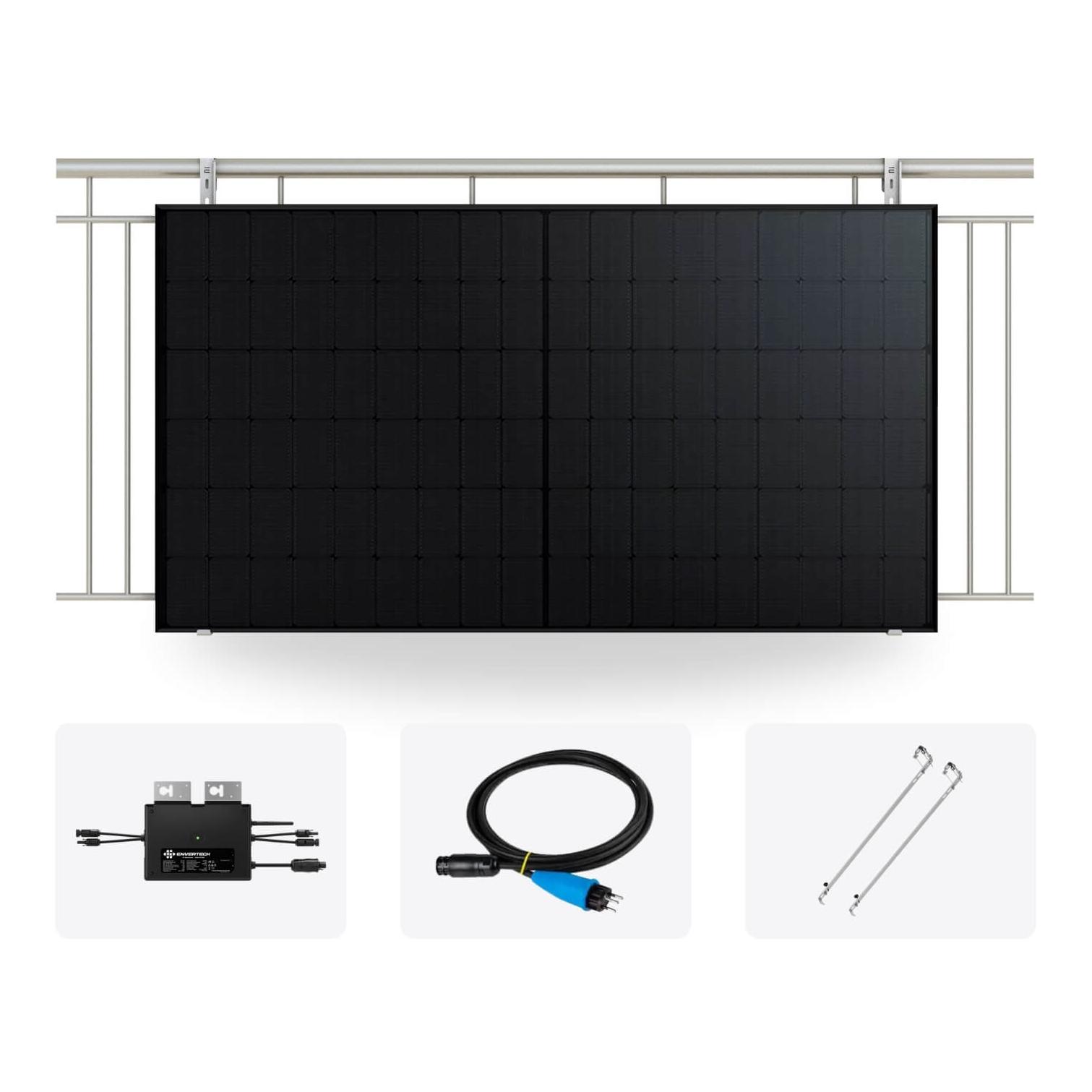 LightMate Hook - Balkonkraftwerk für die Geländermontage