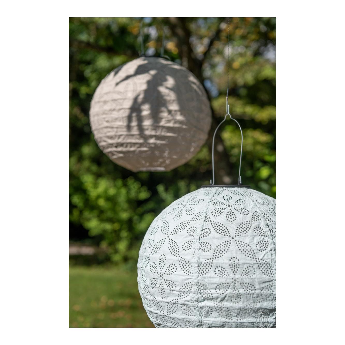 Solar Lampion Lightblue, rund Solar Lampion Lightblue, rund