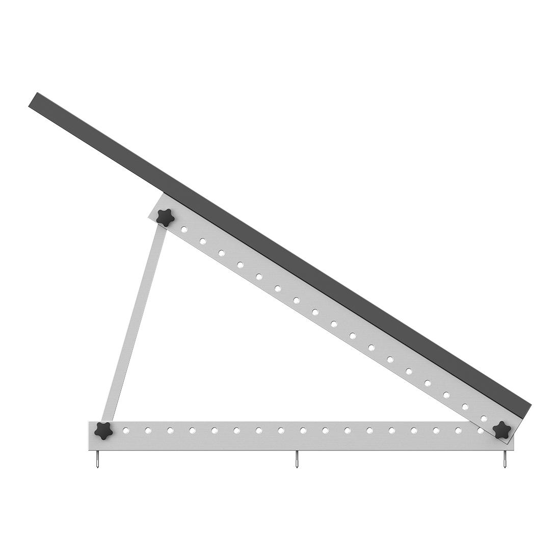 Befestigungsgestell für das EF 100 W Rigid Solarpanel Befestigungsgestell für das EF 100 W Rigid Solarpanel