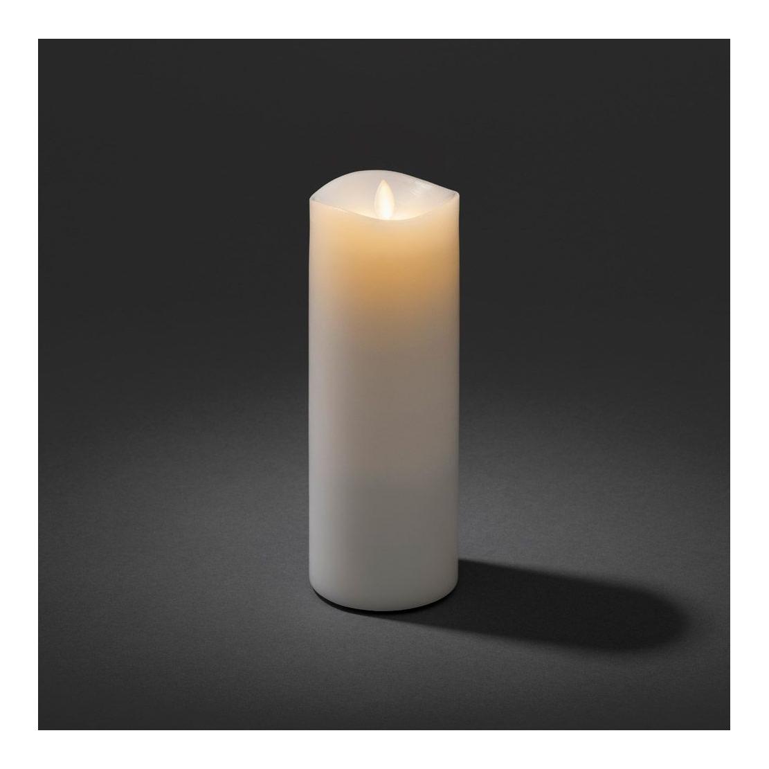 Bougie en cire LED parfumée, blanc Bougie en cire LED parfumée, blanc