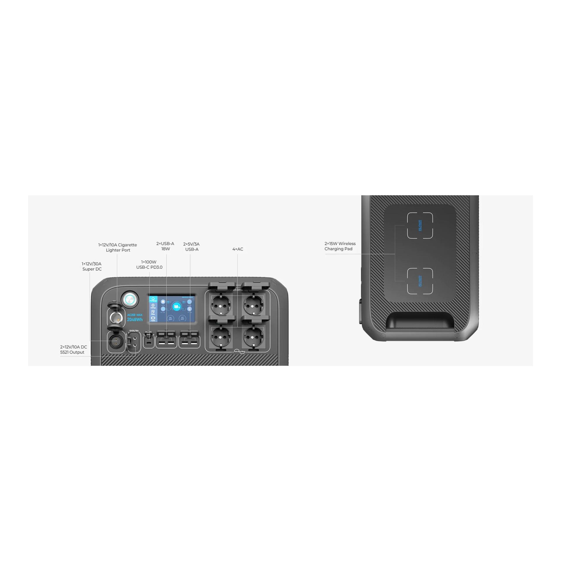 AC200Max Power Station (2200W / 2048Wh) AC200Max Power Station (2200W / 2048Wh)