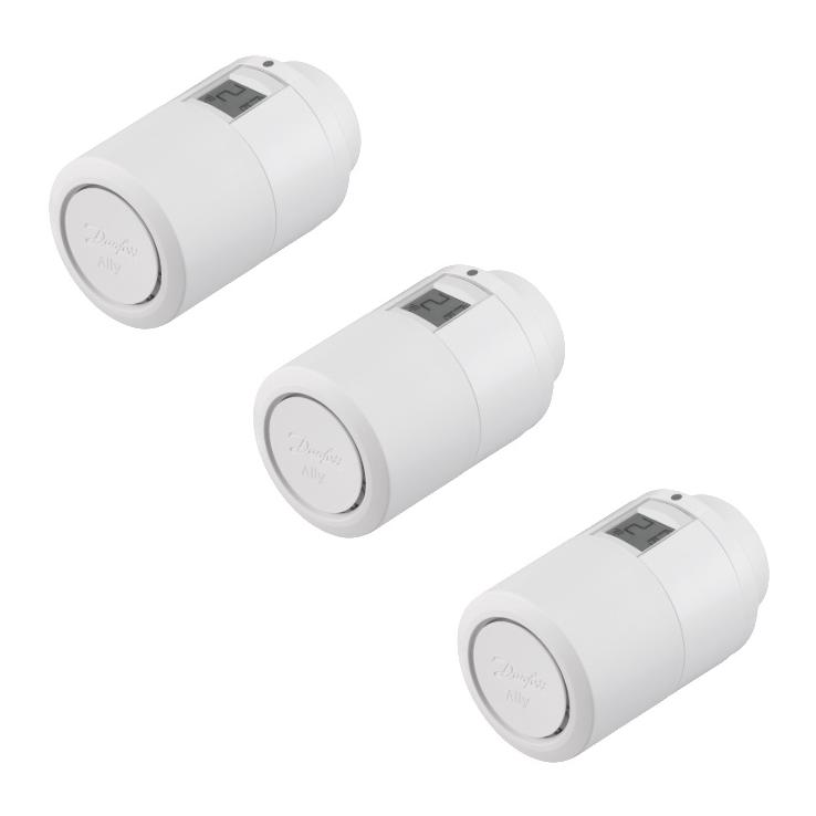 Elektronischer Heizkörperthermostat, 3er Set